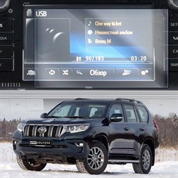 {{photo.Alt || photo.Description || 'Защитное гибридное стекло Krutoff для экрана мультимедии Toyota Land Cruiser 150 Prado 2 рестайлинг 2017 - 2020'}}