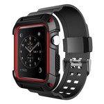 {{photo.Alt || photo.Description || 'Ремешок Krutoff One-piece для Apple Watch 38/40mm (black/red)'}}