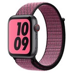 {{photo.Alt || photo.Description || 'Ремешок Krutoff Nylon для Apple Watch 42/44mm (pink/black) 1'}}