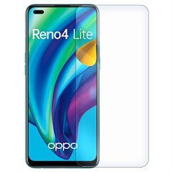 Стекло защитное гибридное Krutoff для OPPO Reno 4 Lite