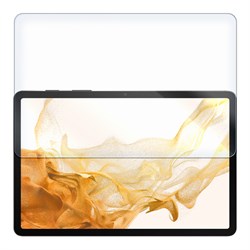 Стекло защитное гибридное Krutoff для Samsung Galaxy Tab S8 (SM-X706) 11" (2022)