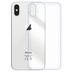 Стекло защитное гибридное Krutoff для iPhone X back