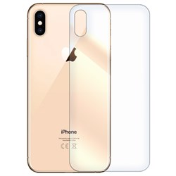 Стекло защитное гибридное Krutoff для iPhone XS Max задняя сторона