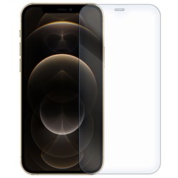 Стекло защитное гибридное Krutoff для iPhone 12 Pro Max