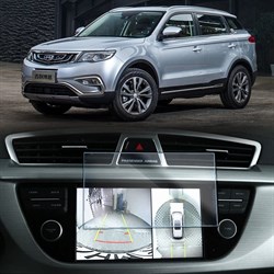 {{photo.Alt || photo.Description || 'Защитное гибридное стекло Krutoff для экрана мультимедии Geely Atlas 1'}}