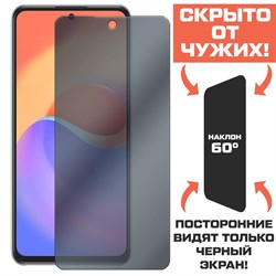 Стекло защитное гибридное Антишпион Krutoff для ZTE S30