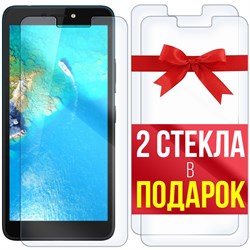 Комплект из 3-x защитных гибридных стекл Krutoff для ITEL A46