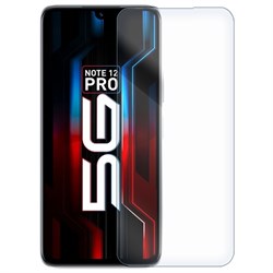 Стекло защитное гибридное Krutoff для INFINIX Note 12 Pro 5G