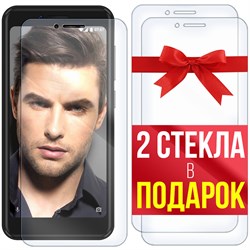 Комплект из 3-x защитных гибридных стекл Krutoff для INOI 3 Power