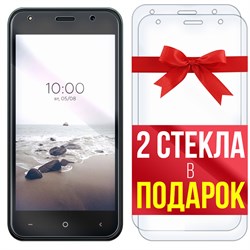 Комплект из 3-x защитных гибридных стекл Krutoff для BQ 5031G Fun