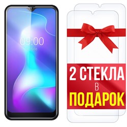 Комплект из 3-x защитных гибридных стекл Krutoff для BQ 6042L Magic