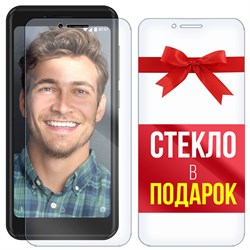 Комплект из 2-x защитных гибридных стекл Krutoff для INOI 3 Lite