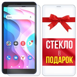 Комплект из 2-x защитных гибридных стекл Krutoff для INOI A52 Lite