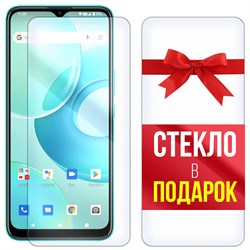 Комплект из 2-x защитных гибридных стекл Krutoff для Wiko T10