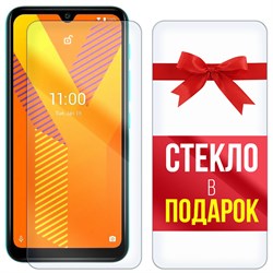 Комплект из 2-x защитных гибридных стекл Krutoff для Wiko Y62