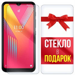 Комплект из 2-x защитных гибридных стекл Krutoff для Wiko Y62 Plus