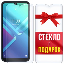 Комплект из 2-x защитных гибридных стекл Krutoff для Wiko Y82