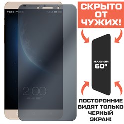 Стекло защитное гибридное Антишпион Krutoff для LeTV Y1 Pro