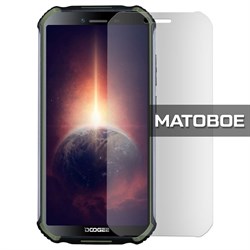 Стекло защитное гибридное МАТОВОЕ Krutoff для Doogee S40 Pro