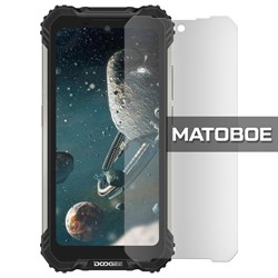 Стекло защитное гибридное МАТОВОЕ Krutoff для Doogee S58 Pro