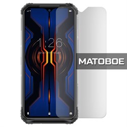 Стекло защитное гибридное МАТОВОЕ Krutoff для Doogee S95 Pro