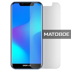 Стекло защитное гибридное МАТОВОЕ Krutoff для Doogee X70