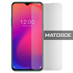 Стекло защитное гибридное МАТОВОЕ Krutoff для Doogee X95