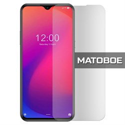 Стекло защитное гибридное МАТОВОЕ Krutoff для Doogee X95 Pro