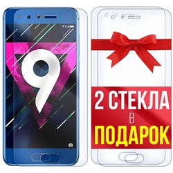 Комплект из 3-x защитных гибридных стекл Krutoff для Honor 9