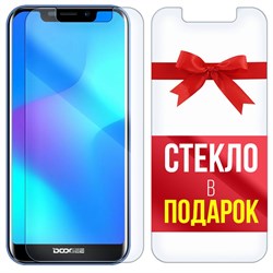 Комплект из 2-x защитных гибридных стекл Krutoff для Doogee X70