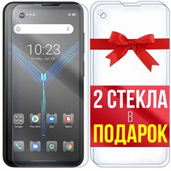 Комплект из 3-x защитных гибридных стекл Krutoff для Blackview BL5000