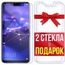 Комплект из 3-x защитных гибридных стекл Krutoff для Huawei Mate 20 Lite