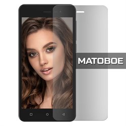 Стекло защитное гибридное МАТОВОЕ Krutoff для INOI A22 Lite