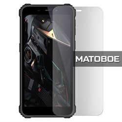 Стекло защитное гибридное МАТОВОЕ Krutoff для Oukitel WP 20 Pro