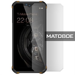 Стекло защитное гибридное МАТОВОЕ Krutoff для Oukitel WP15s