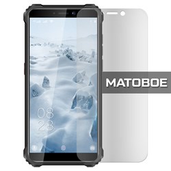 Стекло защитное гибридное МАТОВОЕ Krutoff для Oukitel WP5