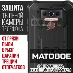 {{photo.Alt || photo.Description || 'Стекло защитное гибридное МАТОВОЕ Krutoff для камеры Oukitel WP5 (2 шт.)'}}