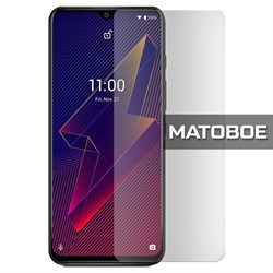 Стекло защитное гибридное МАТОВОЕ Krutoff для Wiko Power U20