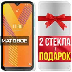 {{photo.Alt || photo.Description || 'Комплект из 3-x защитных гибридных стекол МАТОВЫХ Krutoff для Wiko Y62'}}