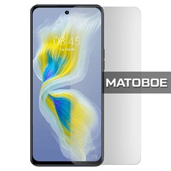 Стекло защитное гибридное МАТОВОЕ Krutoff для Tecno Camon 18 Premier