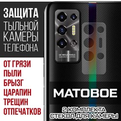 {{photo.Alt || photo.Description || 'Стекло защитное гибридное МАТОВОЕ Krutoff для камеры Tecno Pova 2 (2 шт.)'}}