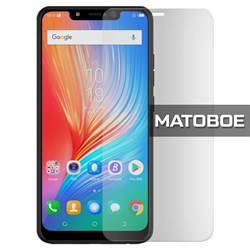 Стекло защитное гибридное МАТОВОЕ Krutoff для Tecno Spark 3 Pro