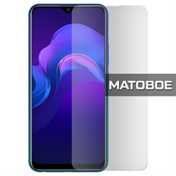 Стекло защитное гибридное МАТОВОЕ Krutoff для Vivo Y12