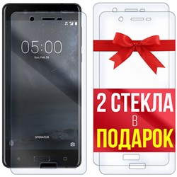 Комплект из 3-x защитных гибридных стекл Krutoff для Nokia 5