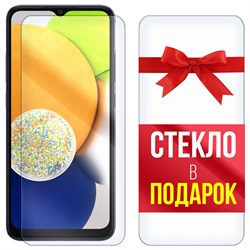 Комплект из 2-x защитных гибридных стекл Krutoff для Samsung Galaxy A03