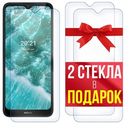 Комплект из 3-x защитных гибридных стекл Krutoff для Nokia C30