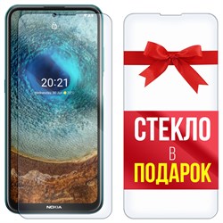 Комплект из 2-x защитных гибридных стекл Krutoff для Nokia X10