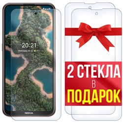 Комплект из 3-x защитных гибридных стекл Krutoff для Nokia X20