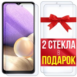 Комплект из 3-x защитных гибридных стекл Krutoff для Samsung Galaxy A32