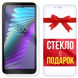 Комплект из 2-x защитных гибридных стекл Krutoff для BQ 5765L Clever